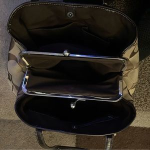 Coach purse, authentic slight damage on handle not to noticeable